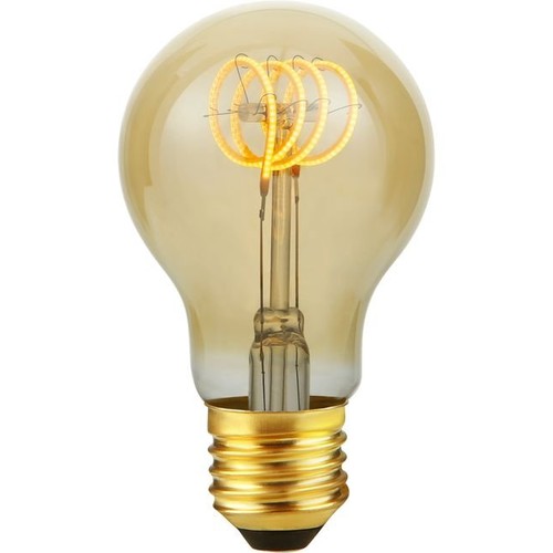 Ampoule LED filament E27 4W dimmable - A60, Flex, Gold, 2000K, 210lm