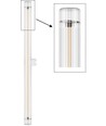 S14d 4W dimbare LED filament lamp - T30, 2200K, 240lm, helder glas