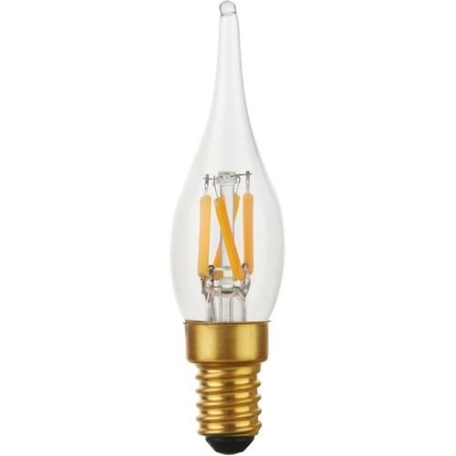 Ampoule LED E14 1,8W dimmable - Flamme C23 Mini Tip, 2000K, verre clair