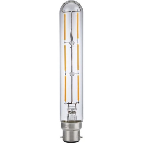 Ampoule LED Colorenta Short BA22d 5W dimmable - 17,1cm, 470lm, 2200K, verre clair