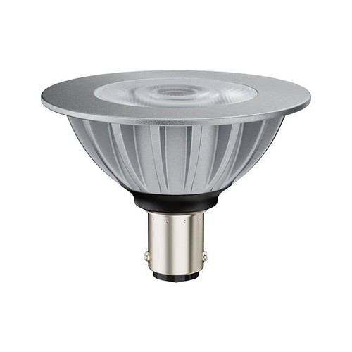 Ba15d AR70 6,5W LED lamp, 12V - 530lm, 36°, dimbaar, warm wit