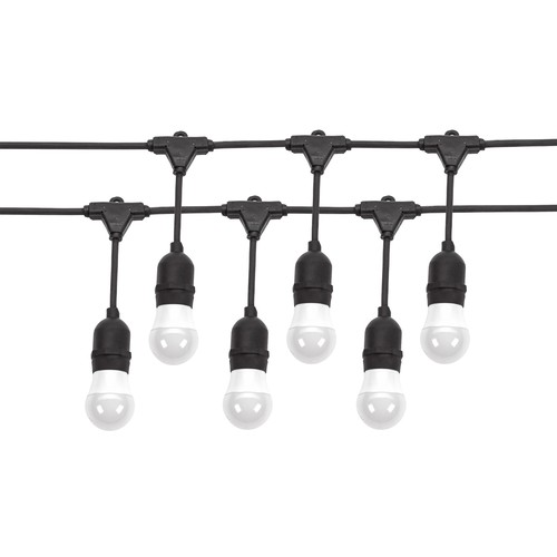 Guirlande lumineuse Spectrum pour 10 ampoules E27 - 10 mètres, IP44, 230V, sans source lumineuse