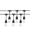 Guirlande lumineuse Spectrum pour 10 ampoules E27 - 10 mètres, IP44, 230V, sans source lumineuse