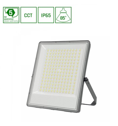 150W NOCTIS MAX CCT strålkastare - IP65, 3-i-1 CCT, grå, utomhus