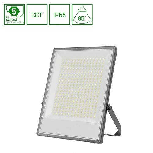 200W NOCTIS MAX CCT breedstraler - IP65, 3 lichtkleuren, grijs, buiten