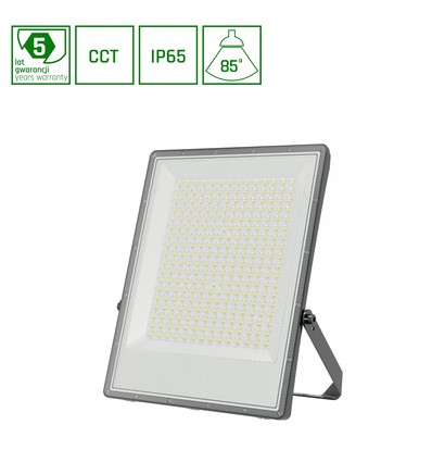 Projecteur LED NOCTIS MAX 200W CCT - IP65, 3 couleurs de lumière, gris, extérieur