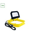 30W projecteur avec pied, enrouleur et crochet - Lampe de travail, câble de 3m, prise Schuko, IP65 extérieur