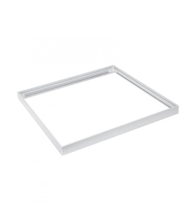 Cadre pour panneau LED 60x60 - Blanc, montage direct, hauteur 65mm