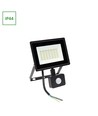 Projecteur LED 30W NOCTIS LUX 3 avec détecteur PIR - IP44, blanc neutre, noir