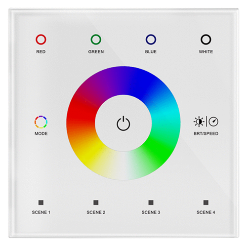 LEDlife rWave RGBW-kontroller för vägg - Vit, 12V-24V