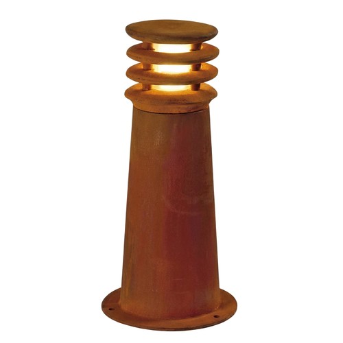 Lampe de jardin Corten 11W - 40 cm, IP65 extérieur, source lumineuse incluse