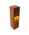 Lampe de jardin Corten - 12W, 50 cm, IP65 extérieur, source lumineuse incluse
