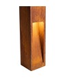 Corten hagelampe - 12W, 50 cm, IP65 utendørs, inkl. lyskilde