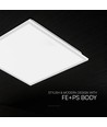60x60 LED panel, 40W - Højde:33mm, CREE LED, 120lm/W, 6 års garanti, hvid kant