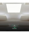 60x60 LED-panel, 40W - Höjd:33mm, CREE LED, 120lm/W, 6 års garanti, vit kant