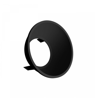 Orbito reflector voor inbouw/opbouw, Ø11,5cm - Mat zwart