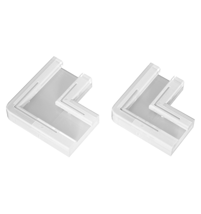 L-skjøt til enkelt farget LED strips -  8mm bred, 12V / 24V, COB