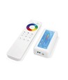 Contrôleur RGB+W avec télécommande - RF sans fil, 12V (192W), 24V (384W)