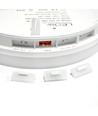 24/18/13W LED CCT taklampe - Ø28cm, Høyde: 5cm, IP54, hvit kant, inkl. lyskilde