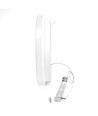 24/18/13W LED CCT taklampa - Ø28cm, Höjd: 5cm, IP54, vit kant, inkl. ljuskälla