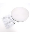 24/18/13W LED CCT taklampa - Ø28cm, Höjd: 5cm, IP54, vit kant, inkl. ljuskälla