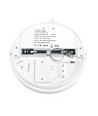 24/18/13W LED CCT taklampe - Ø28cm, Høyde: 5cm, IP54, hvit kant, inkl. lyskilde