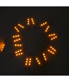 1,1W LED-modul - 12V DC, IP66, vanntett gul, perfekt til skilt og spesialløsninger