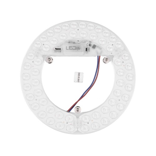 Module LED 21,5cm / 24/18/12W avec lentilles - Flicker free, CCT réglable, remplace G24, tubes circulaires et tubes compacts