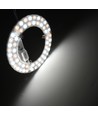 21,5cm / 24/18/12W LED-insats med linser - Flicker free, valbar CCT, ersätter G24, cirkelrör och kompaktrör