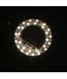 Module LED 21,5cm / 24/18/12W avec lentilles - Flicker free, CCT réglable, remplace G24, tubes circulaires et tubes compacts