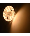 Ø13 cm / 18W LED-innsats med linser - Flicker free, valgfrie CCT, erstatter G24, sirkelrør og kompaktrør