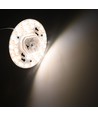 Ø13 cm / 18W LED-insats med linser - Flicker free, valbar CCT, ersätter G24, cirkelrör och kompaktrör