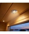 Spot encastré sauna - 24V DC, IRC93, 1,1W, câble 3m, trou : Ø3 cm, dimensions : Ø3,5 cm