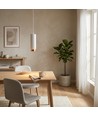 Outlet: Suspension moderne V-Tac - Blanc et or rose, Ø8 cm, GU10
