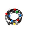 Guirlande lumineuse Spectrum pour 10 ampoules E27 - 5 mètres, IP44, 230V, sans source lumineuse