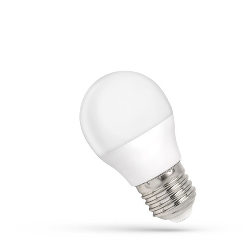 6W LED kronepære - G45, matteret glas, E27