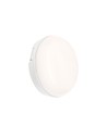 Applique murale LED Technic 8W - IP54, IK10, ronde, blanche, source lumineuse incluse