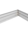 Cadre haut pour panneau LED 60x60 - Assemblage rapide, coins en plastique, sans vis visibles, bord blanc