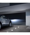 Lukka Connect spot encastré - Rond, Alu, GU10, câblage traversant
