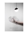 5W dimmable SHIFT Smart-Globe P suspension boule pour rail ø100 - 165°, CCT, noir, câble 81.5cm, Zigbee