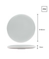 Nymphea Zwart Wit Ringen 40W Koud Wit 230V 115° IP54 Ø485x70, Wit / Zwart Rond Met Sensor