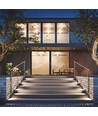 Applique de façade LED 6W Encanta CCT - 142lm/W, IP54, noir, CCT 3-en-1, applique extérieure