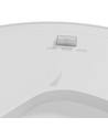 18W Nymphea Black & White taklampa - Ø25cm, IP54, CCT, 130lm/W, svart/vit kant