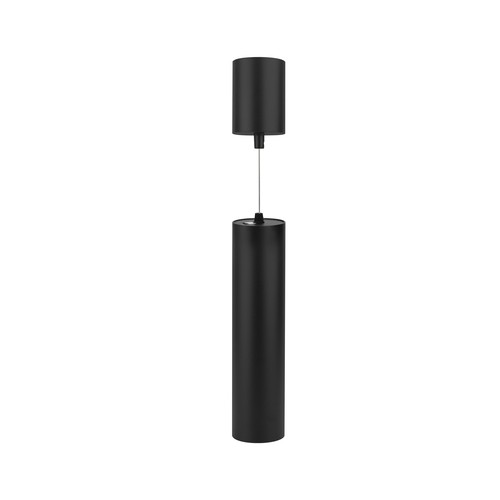 HANGIT Multivoies 11W - CCT 230V 30° IP20 74x300 Base 75x100 Noir, Hauteur Réglable