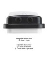 Applique LED 20W ENIGO avec détecteur - 130lm/W, 4000K, IP54, détecteur de mouvement, extérieur