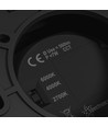 Spot LED en saillie 7W Chloe complet - CCT, Ø9cm, noir, UGR19, 45 degrés, source lumineuse incl.