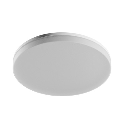 Plafonnier LED CCT 20/30/40W - 3 couleurs, Ø33cm, Hauteur: 5cm, IP44, bord blanc