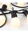 Guirlande lumineuse LED 5m avec 10 ampoules - Blanc chaud, IP44, 230V, ampoules 0,5W