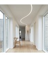 Fleksibel innsparkling aluprofil til LED-strip - 2 meter, inkl. deksel