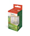 Ampoule LED E14 1W - G45, filament, verre clair